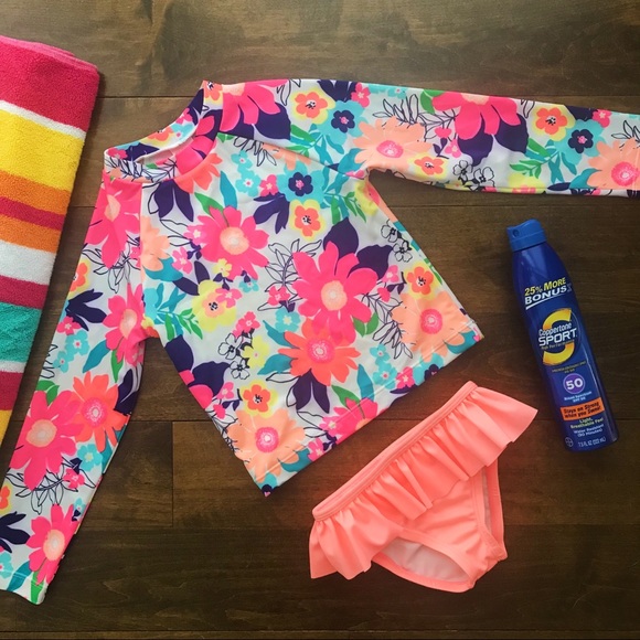 Gymboree Other - Bright Floral Bathing Suit